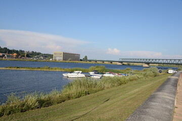 Fototapeta na wymiar Elbe bei Lauenburg