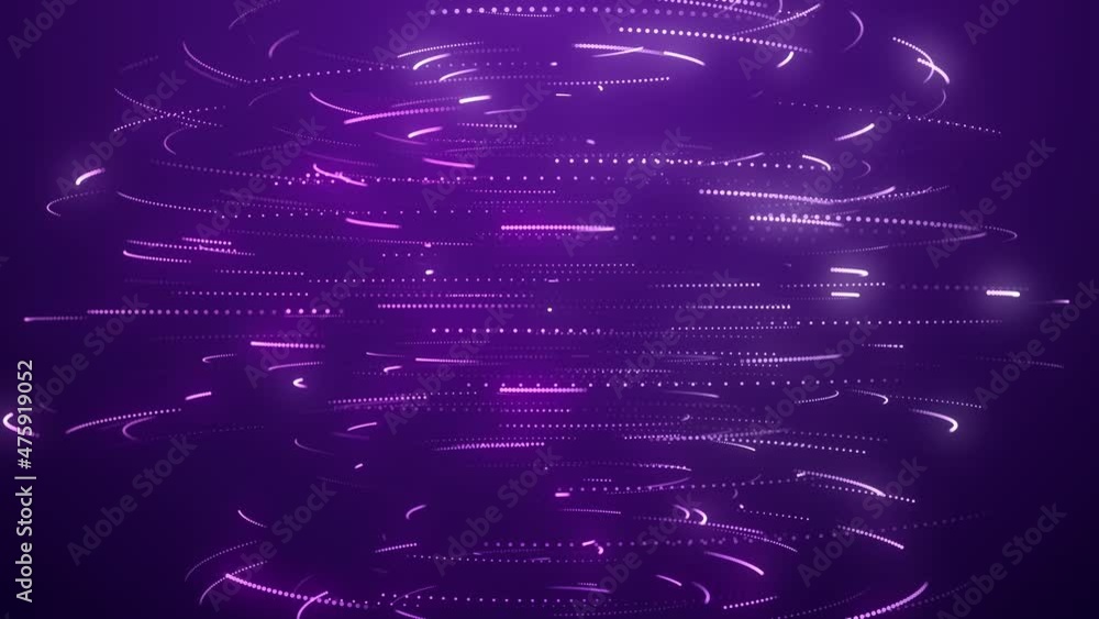 Poster animated abstract technology background. futuristic cyberspace. big data, hi-tech vortex. virtual sp
