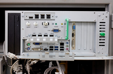 replacement of an outdated industrial computer system unit at the factory