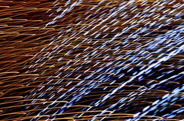 Abstract background of light trail