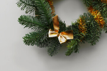 christmas wreath with bells