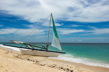 Breathtaking shot of the beach in Boracay, Philippines