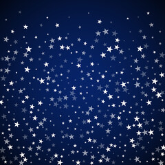 Random falling stars Christmas background. Subtle