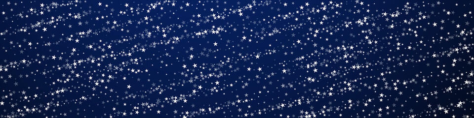 Amazing falling stars Christmas background. Subtle