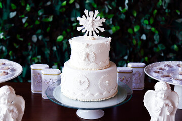 party candy - christening party cake