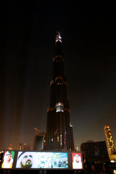 Burj Dubai tower, the world's tallest skyscraper,is seen during its opening ceremony in Dubai