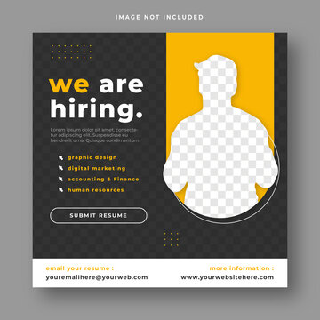 we hiring job position social media post