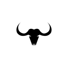 Bull horn logo and symbol template icons app