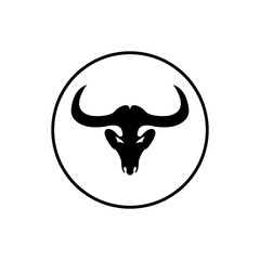 Bull horn logo and symbol template icons app