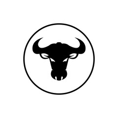 Bull horn logo and symbol template icons app