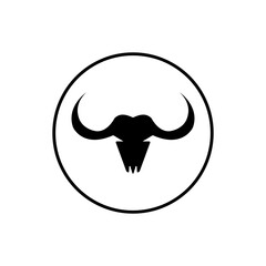 Bull horn logo and symbol template icons app