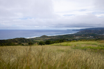 Fototapeta na wymiar Looking over the east coast of Barbados