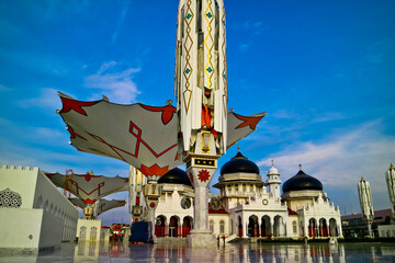 Morning at Baiturrahman Grand Mosque, Aceh, Indonesia