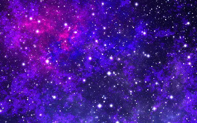 Obraz premium blue background with stars