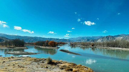 Fototapeta premium The beauty of the mountains in western China