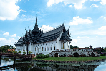 Fototapeta na wymiar Sanphet Prasat Palace, Ancient City Samut Prakan province, Thailand.