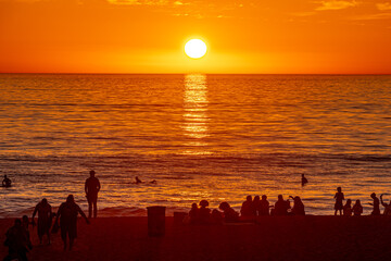 Sunset at Manhattan Beach