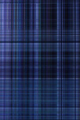 dark abstract digital background: damaged screen matrix with interference of monitor and camera matrices