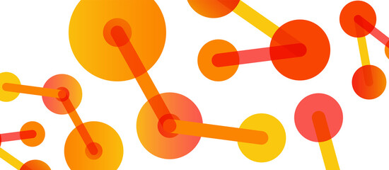 Network concept abstract background. Dots connection. Big data idea. Business template for wallpaper, banner, background or landing