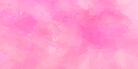 pink abstract art watercolor hand paint background. Soft pink watercolor background. Closeup of colorful watercolor hand-painted art illustration. 