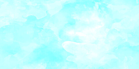 Light blue liquid marble abstract surfaces design. Light blue background motion. Seamless pattern marble texture. Blue pastel marble floor texture watercolor splashes vector background. 