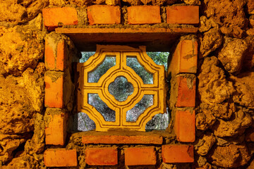 Antique rock house in Penghu island