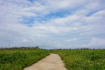 Sunny landscape of the Penghu Island