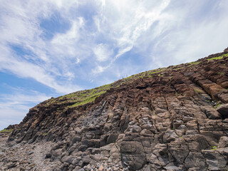 Sunny landscape of the Penghu Island