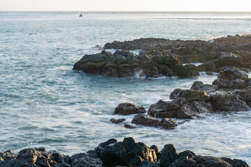 Sunset nature landscape in Penghu island