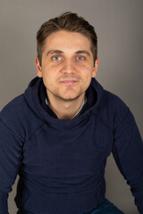 Fototapeta premium Handsome man studio portrait