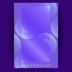 Set of page design templates for business projects. Shades of purple  gradient 
