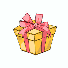gift box ideas gift illustration vector. present box for christmas day and giveaway symbol