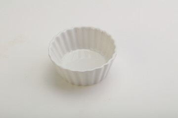 White proclean bowl for serving