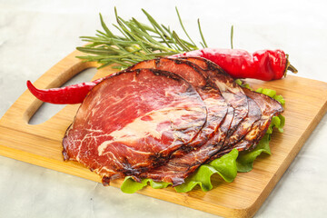 Dried pork neck meat snack