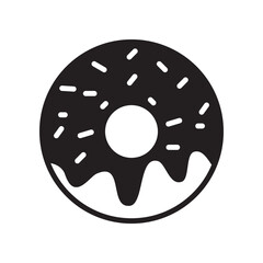 doughnut icon vector design templates white on templates