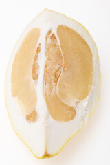 pomelo fruit pulp as background