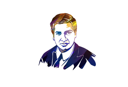 abstract illustration of Indian celebrating mathematics day Jayanti or Ramanujan Srinivasa holiday