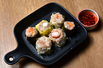 variant menu of steam dim sum