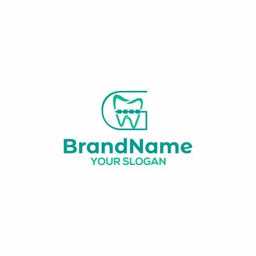 G Braces Dental Logo Design