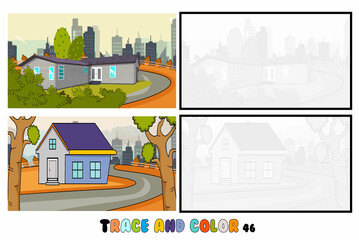 Naklejka premium color, book , page, pages , coloring, coloring book, education, kids, learn, art, arts, school, class,