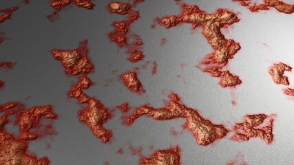 3D Illustration of Rust Texture