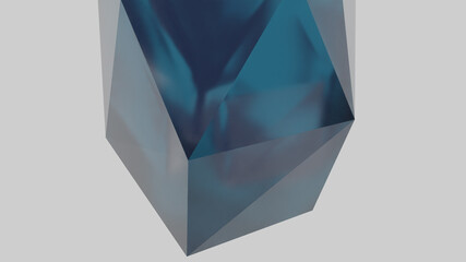 3D Illustration of Fantasy Crystal