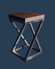 Twisted loft stool