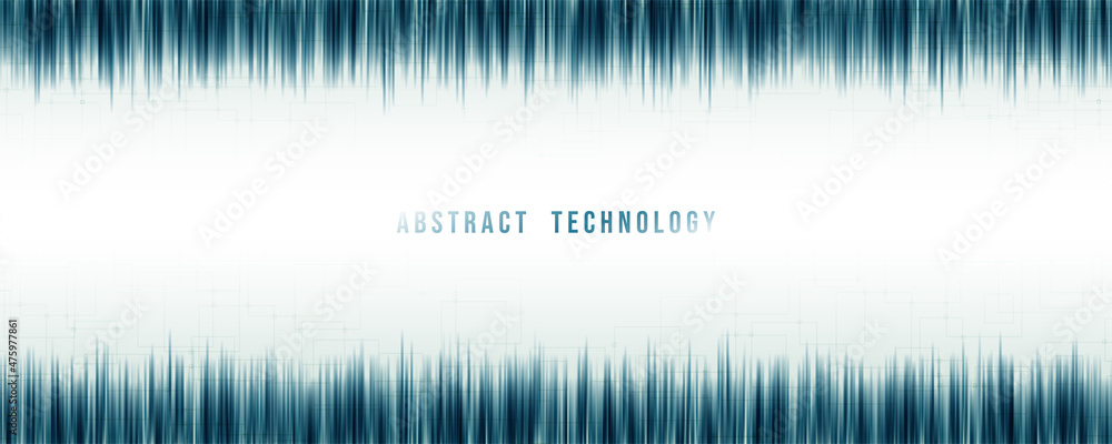 Poster abstract square geometric technology template wide spread artwork. overlapping for ad design backgro
