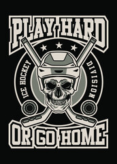 ICE HOCKEY SKULL
