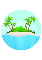 palm water island