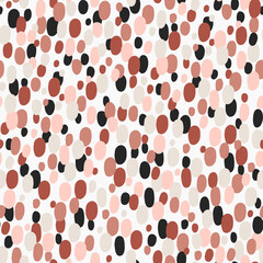 Seamless pattern with colorful ovals