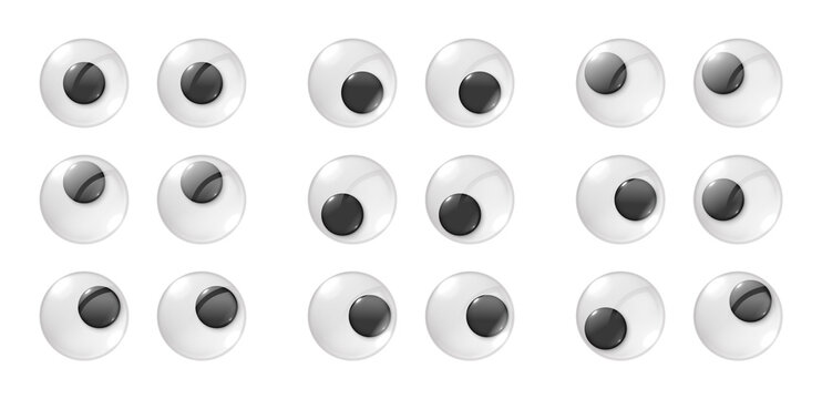 Crazy Eyes Stock Photo - Download Image Now - Googly Eyes, White  Background, Cut Out - iStock