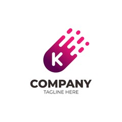 Letter K Logo. Vector K Logo Elegant Luxury