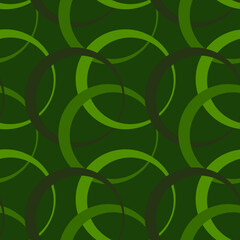 Illustration Seamless pattern on a square background - rings are colored. Design element